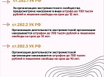 Полиция Ставрополья напоминает об ответственности за действия экстремистского характера