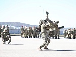 Военнослужащие центра спецназначения Росгвардии отметили годовщину образования воинской части
