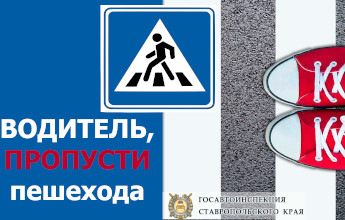 Водитель, пропусти пешехода